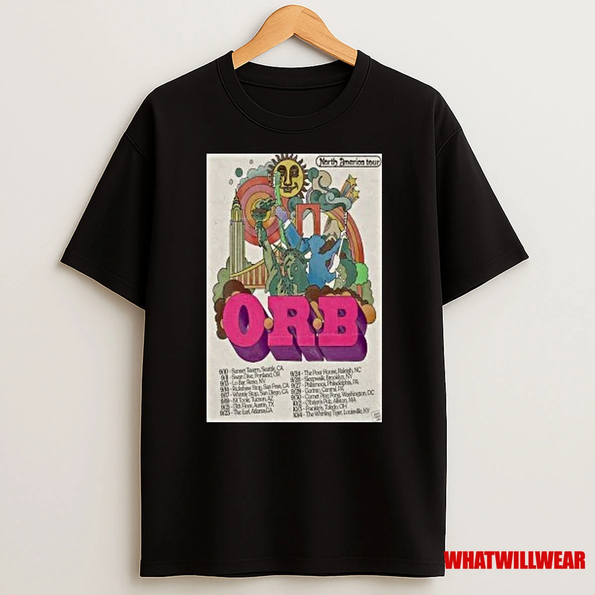 O R B Band 2025 North Us Tour Shirts
