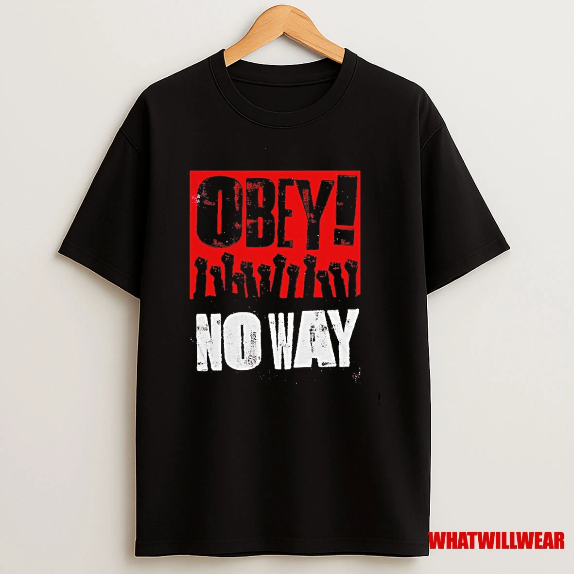 Obey No Way Resist Vintage Shirts
