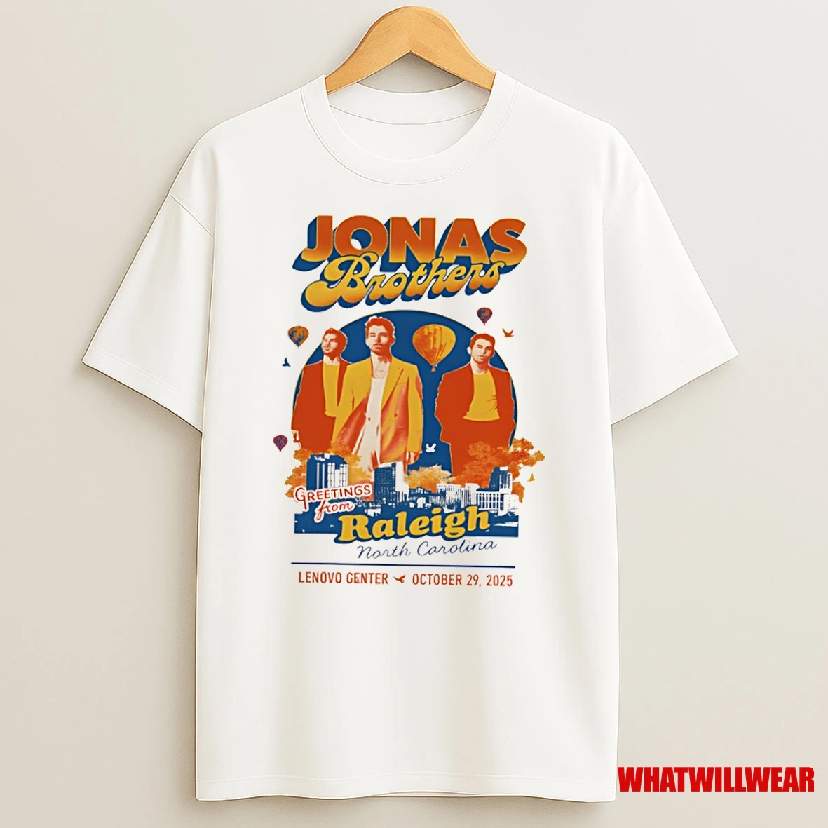 Oct 29 2025 Jonas Brothers Lenovo Center Raleigh Nc Shirts