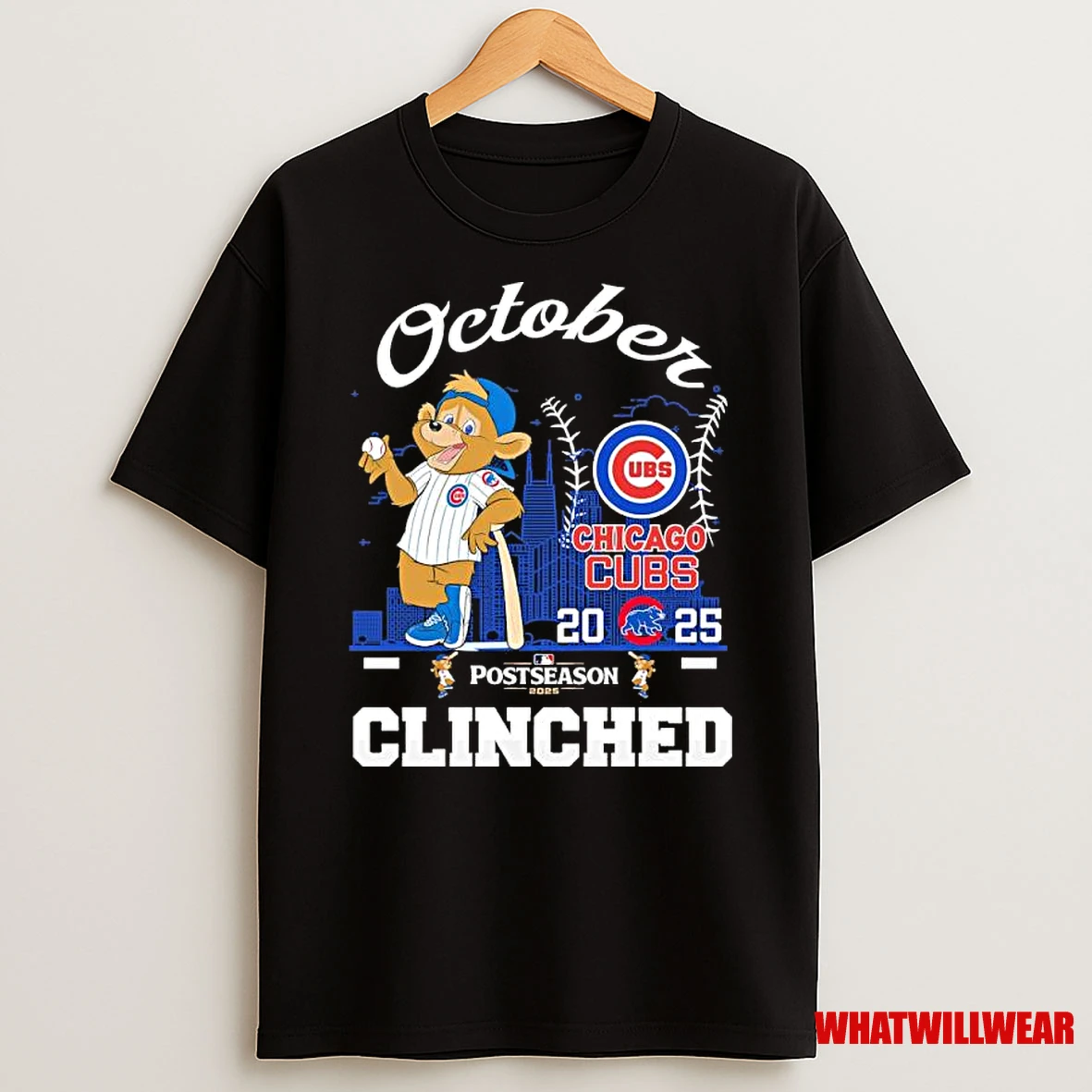 October Chicago Cubs 2025 Postseason Cinched Shirts