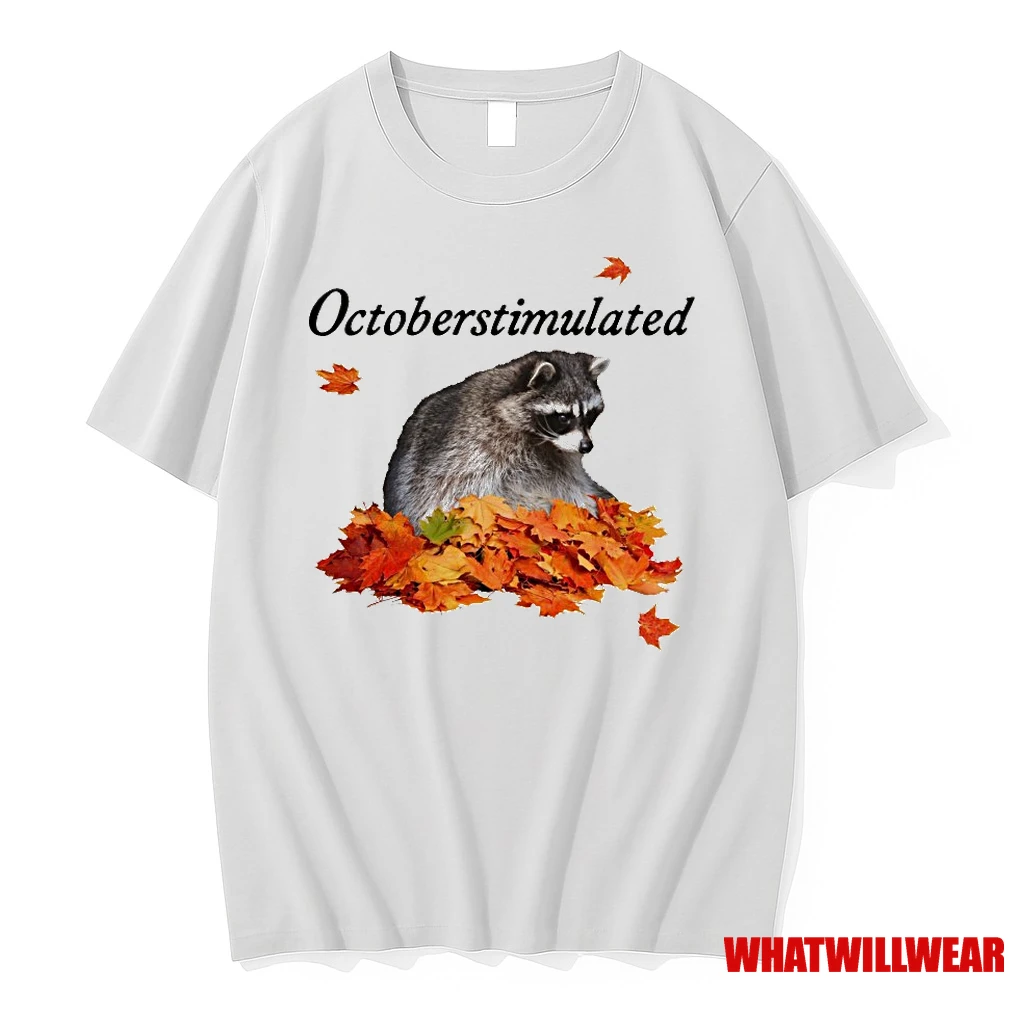 October Stimulated Raccoon Shirts