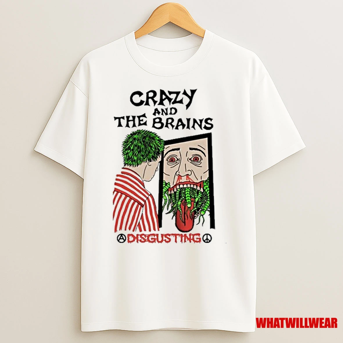 Officiak Crazy And The Brains Disgusting Peace Shirts