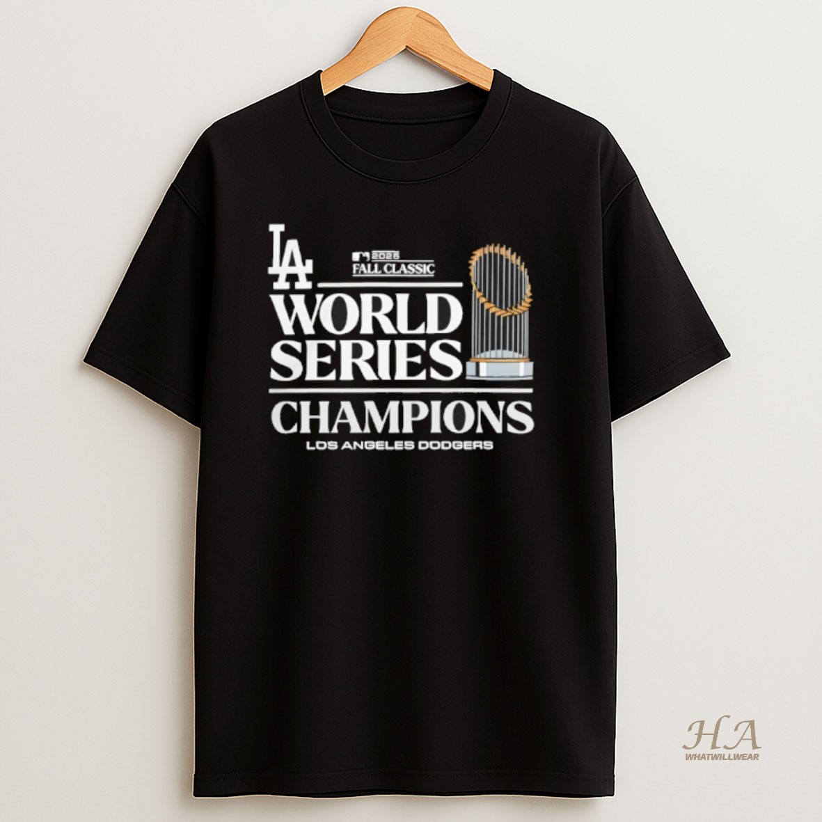 Official 2025 Los Angeles Dodgers World Series Champions Trophy Shirt