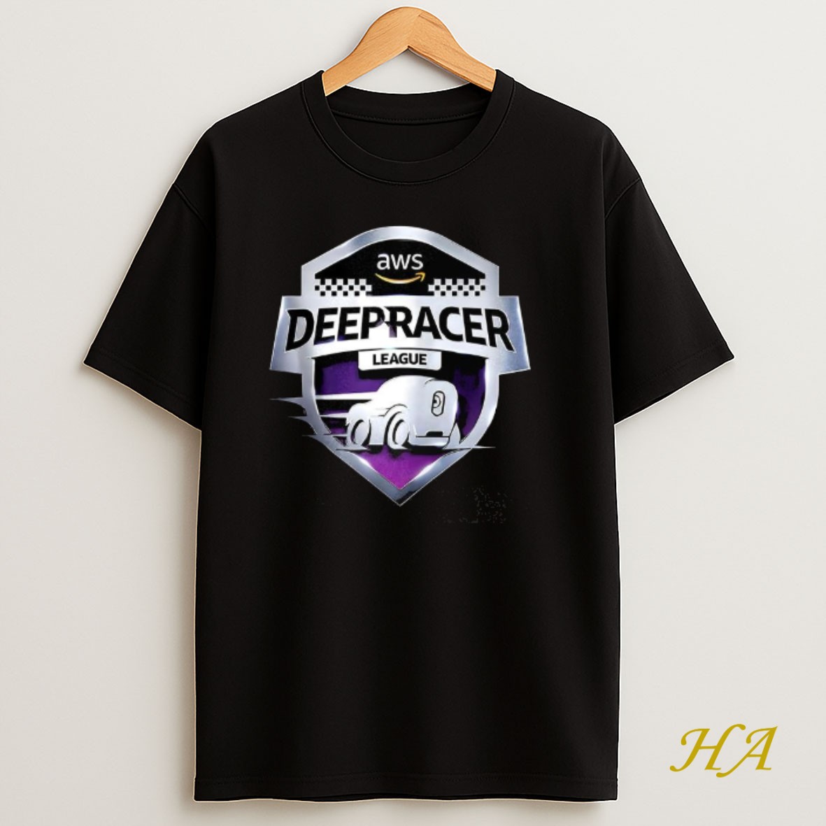 Official Aws Deepracer Shield Logo T Shirt