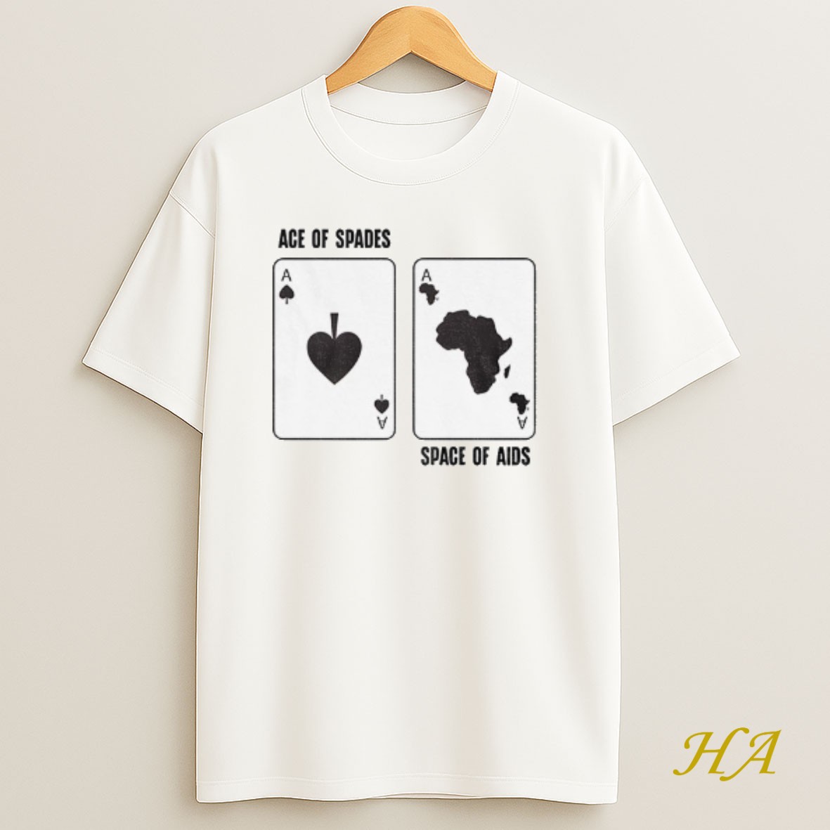 Official Ace Of Spades Space Of Aids T Shirt