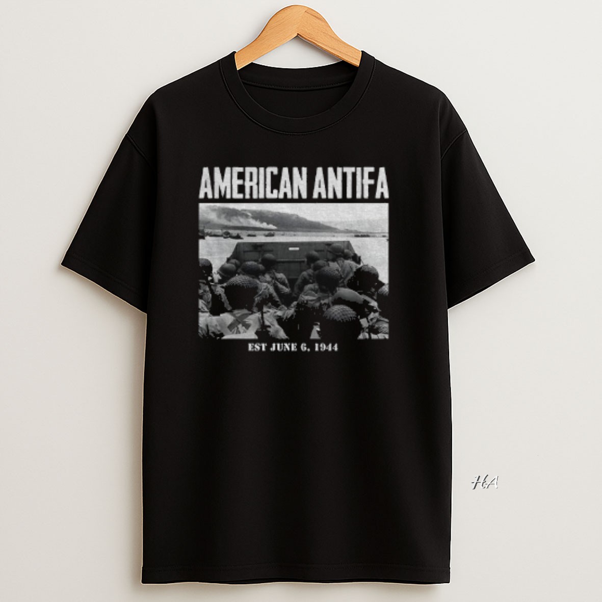 Official American Antifa Est June 6th 1944 T Shirt