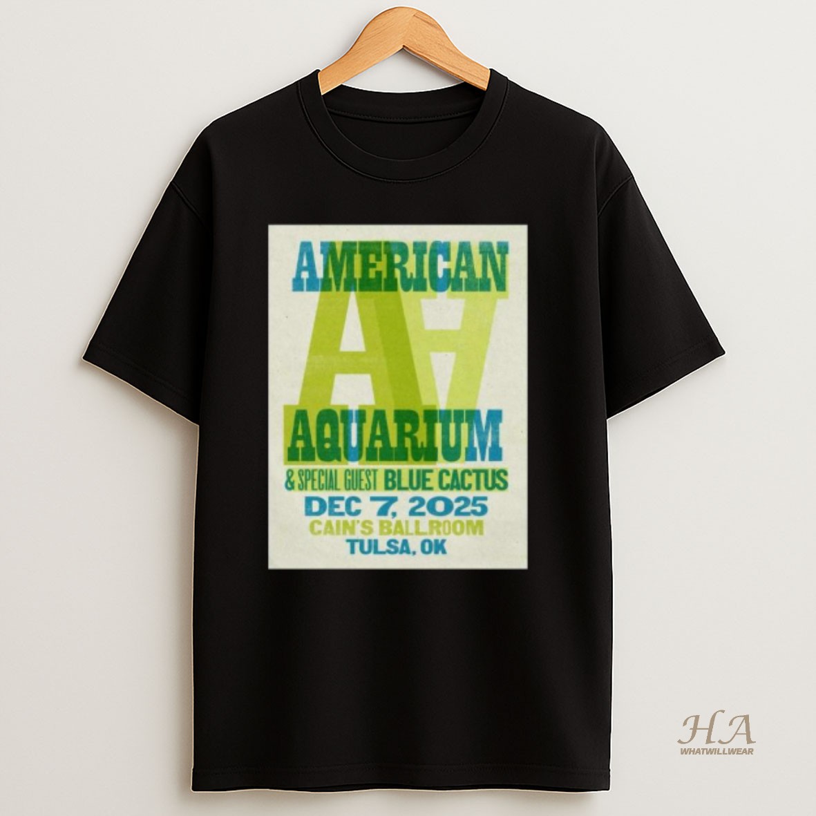Official American Aquarium December 7 2025 Cains Ballroom Tulsa Ok Long Sleve T Shirt