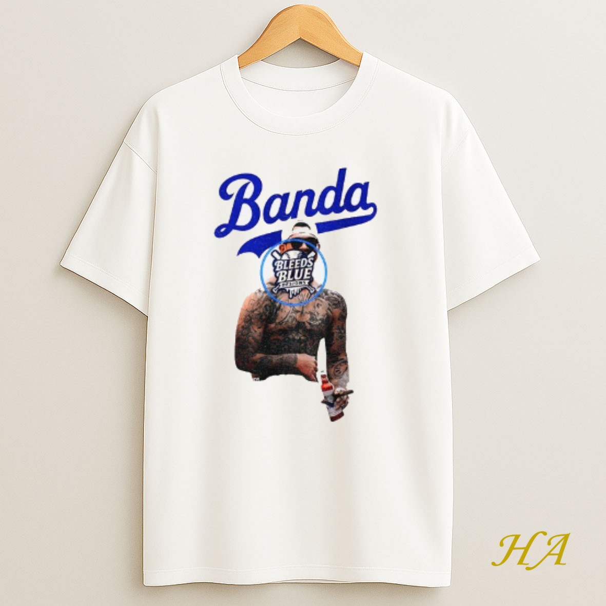 Official Anthony Banda Tattoo Los Angeles Dodgers Mlb Baseball 2025 T Shirt