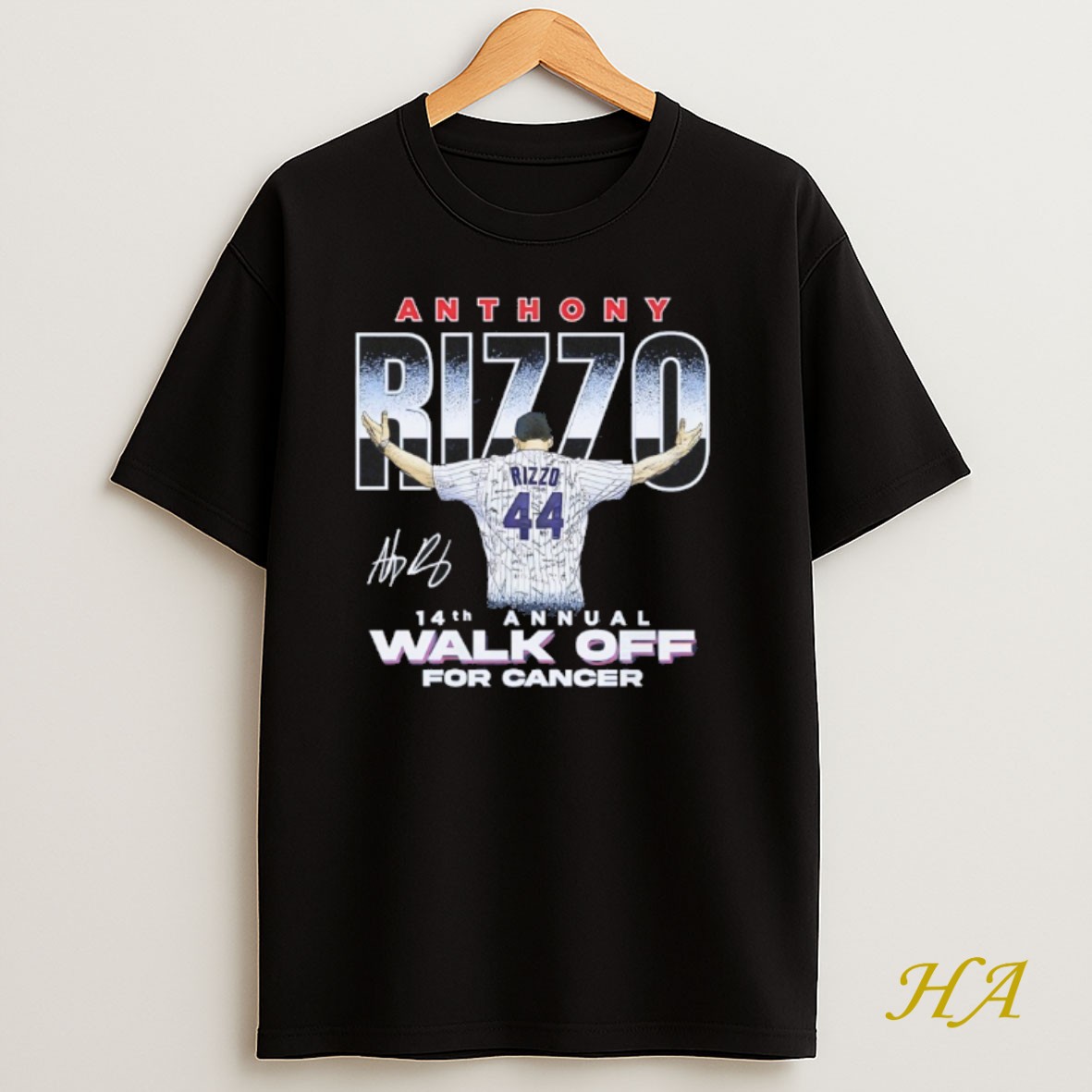 Official Anthony Rizzo 14th Annual 2025 Walk Off For Cancer Signature Shirt