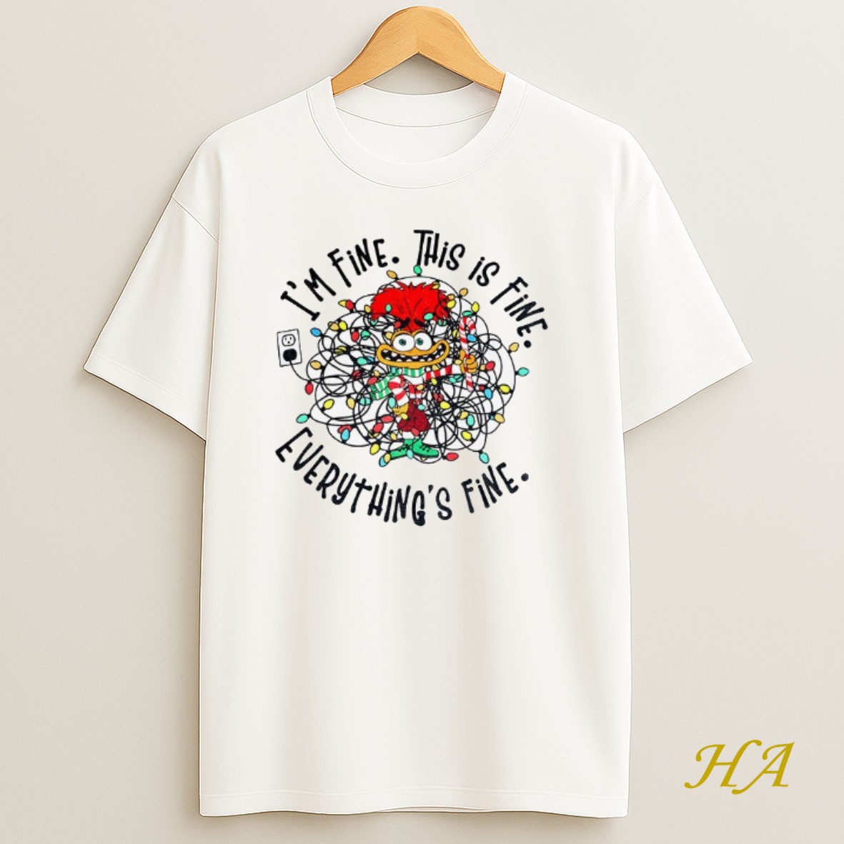 Official Anxiety Inside Out 2 Im Fine This Is Fine Everythings Fine Shirt