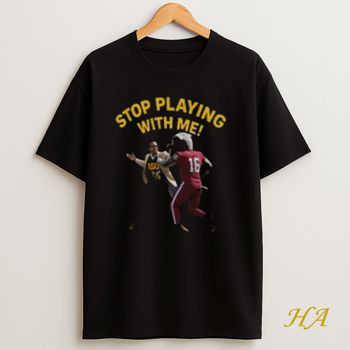 Official Arizona State Sun Devils Slapped Stop Playing With Me Shirt