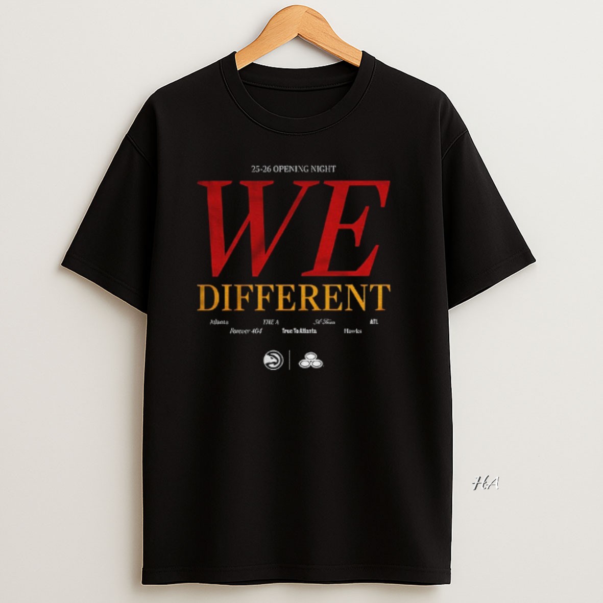 Official Atlanta Hawks 25 26 Opening Night We Different T Shirt