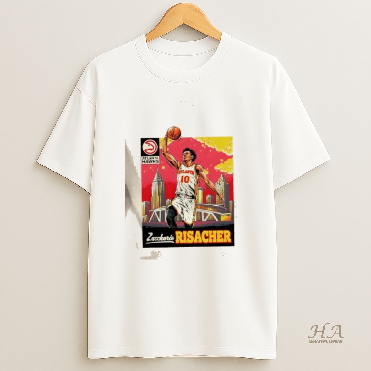 Official Atlanta Hawks Daniels Grey Core Skyline Player Shirt