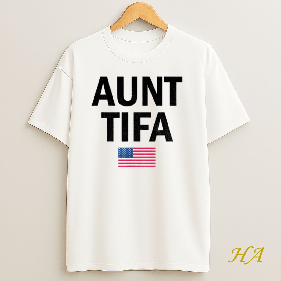 Official Aunt Tifa Political Parody American Flag Shirt