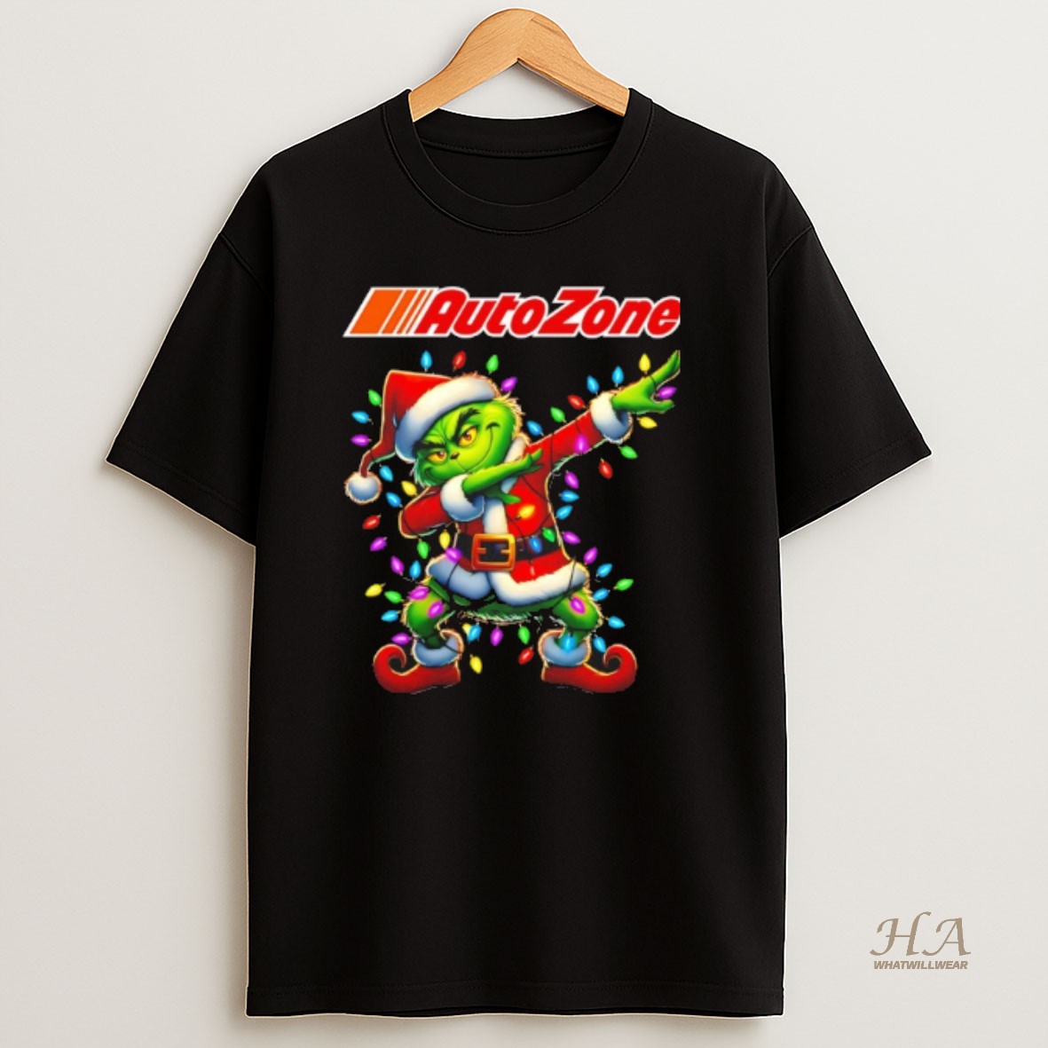 Official Autozone X Grinch Dabbing Christmas 2025 Shirt