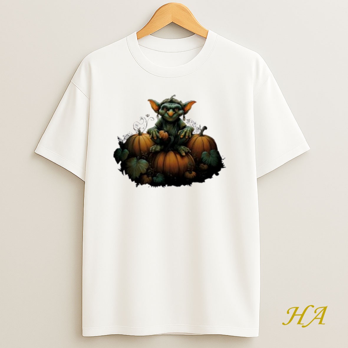 Official Autumn Goblin And Pumpkins Halloween 2025 T Shirt