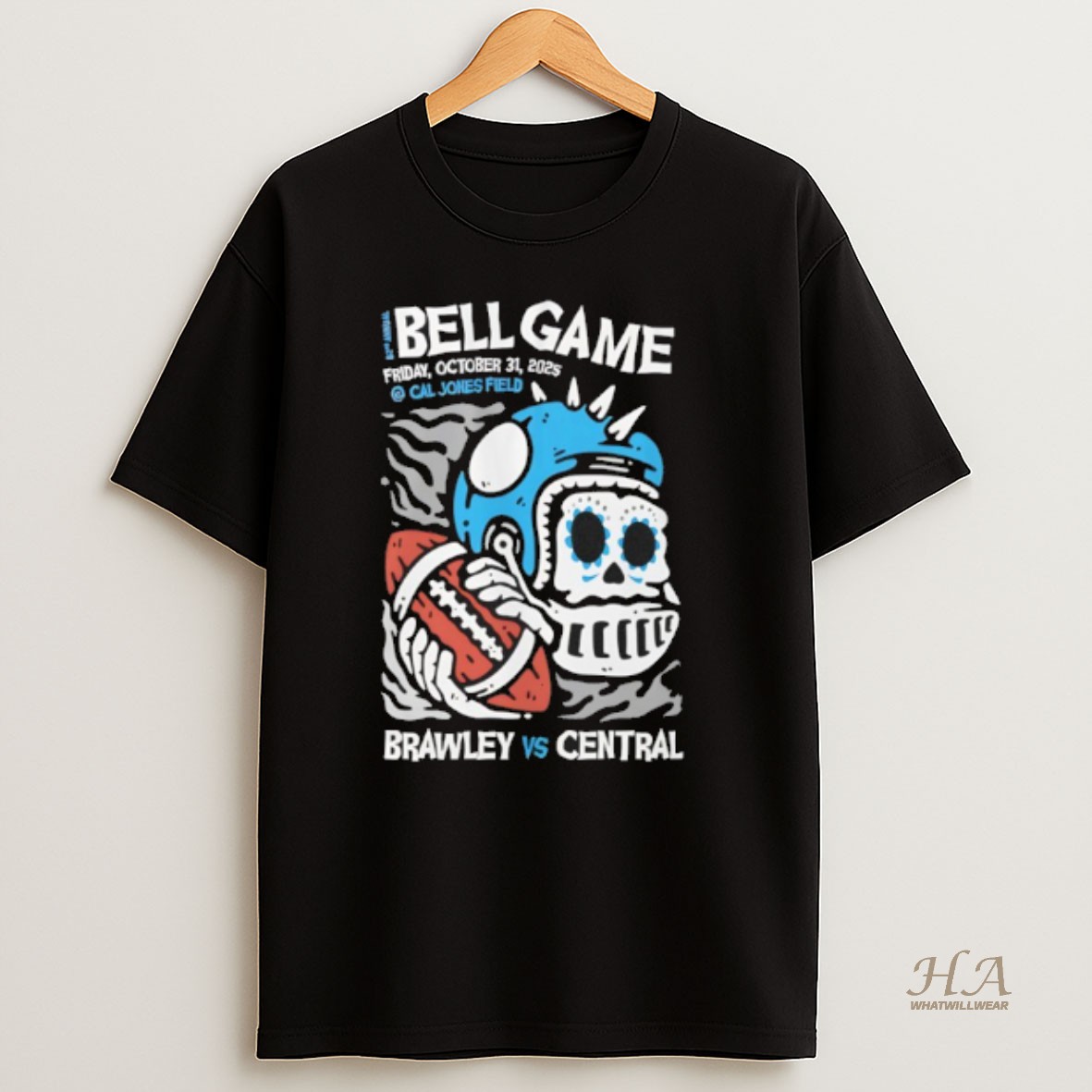 Official Bell Game October 31 2025 Central Spartans Vs Brawley Wildcats Shirt