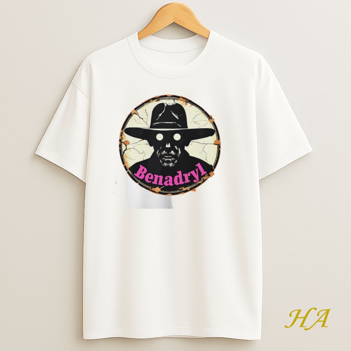 Official Benadryl Hat Man T Shirt