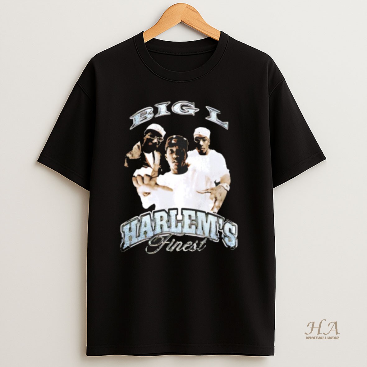 Official Big L Harlems Finest Graphic Shirt