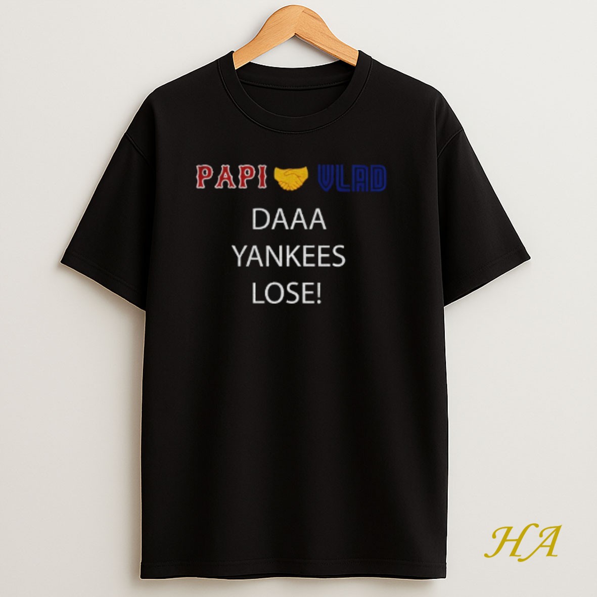 Official Big Papi And Vlad Guerrero Jr Papi Vs Vlad Daaa Yankees Lose Baseball T Shirt