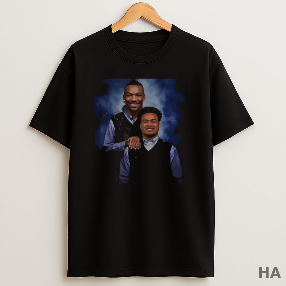 Official Bijan Robinson And Tyler Allgeier Atlanta Falcons Step Brothers Nfl Football T Shirt