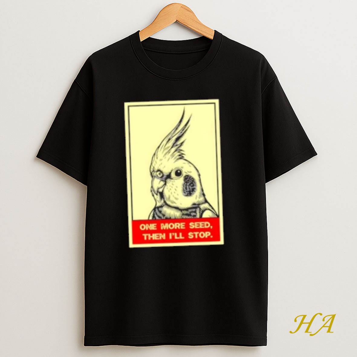 Official Bird One More Seed Then Ill Stop T Shirt