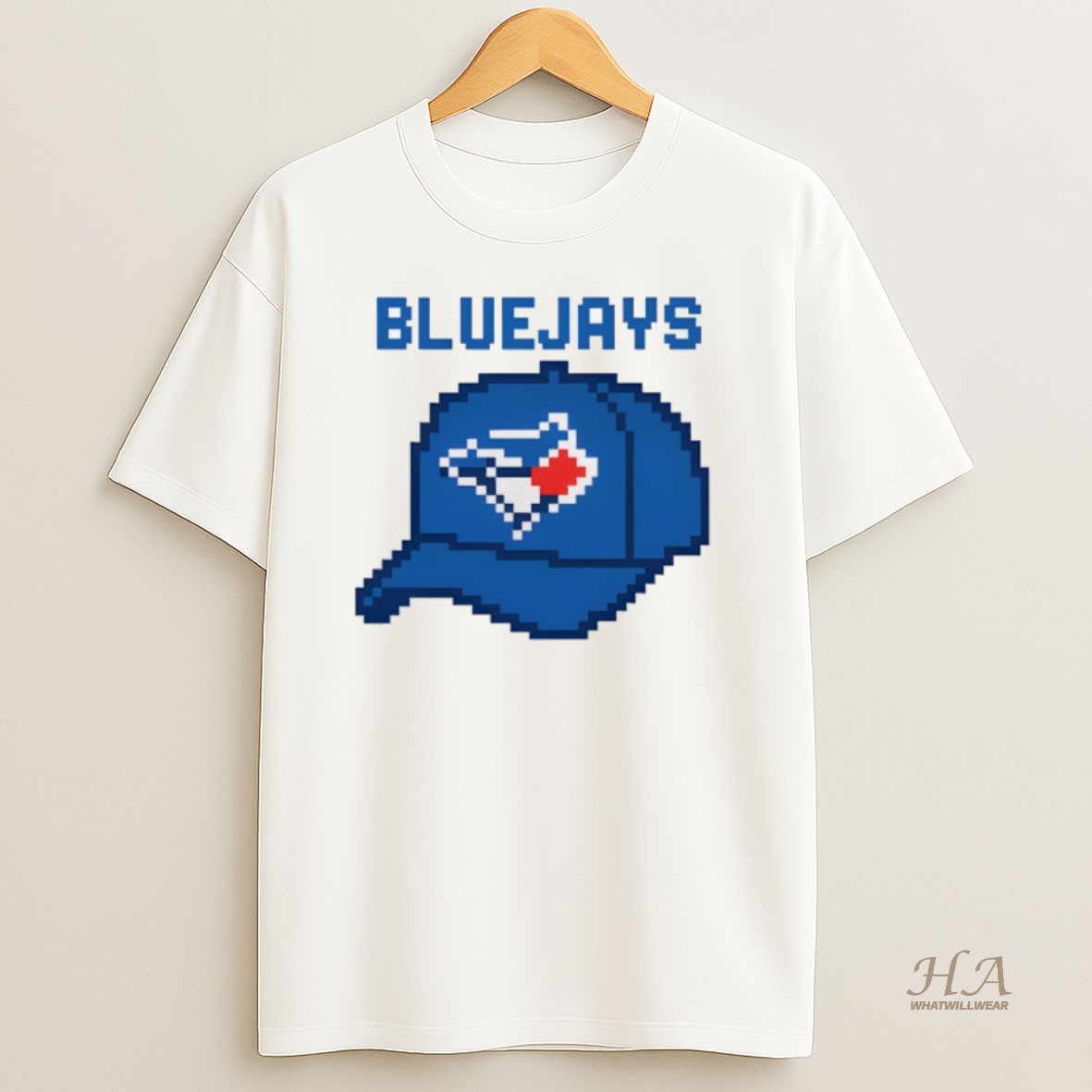Official Blue Jays Hat 8 Bit Toronto Blue Jays 2025 Al Champions Baseball Mlb American League World Series T Shirt