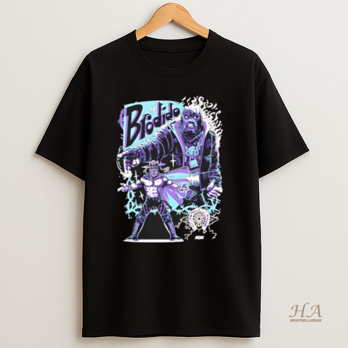 Official Brodido Bad Hombres Blue Halloween Shirt