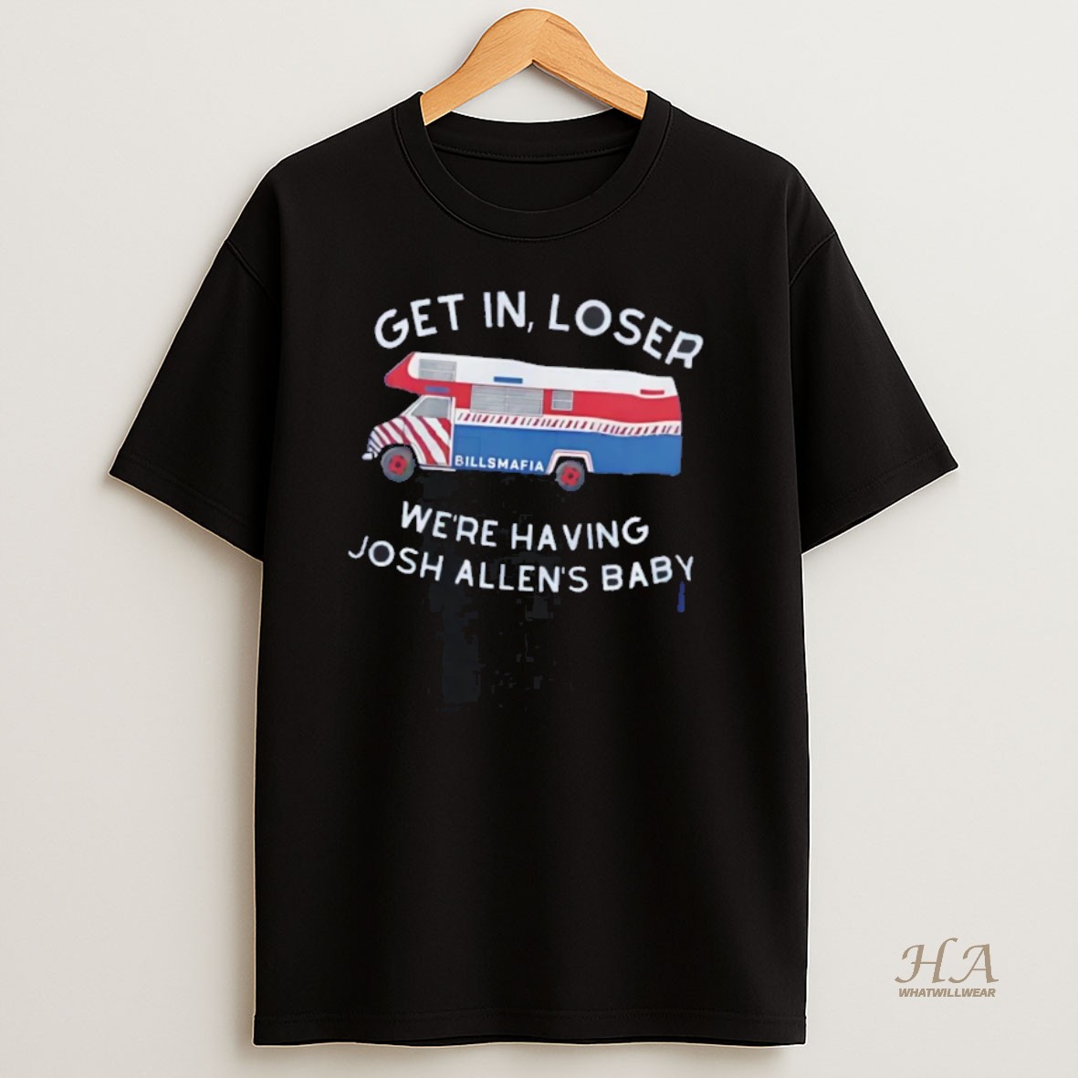 Official Buffalo Bills Bus Get In Loser Were Having Josh Allens Baby Shirt