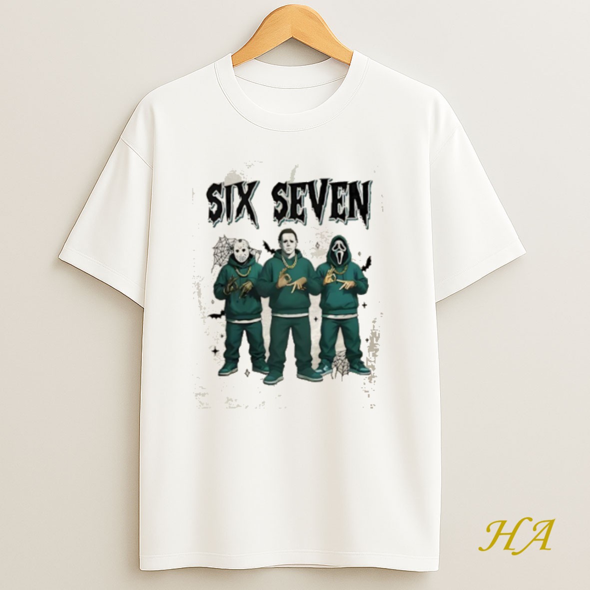 Official Crayob0r Jason Voorhees Michael Myers Ghostface Six Seven Meme Shirt