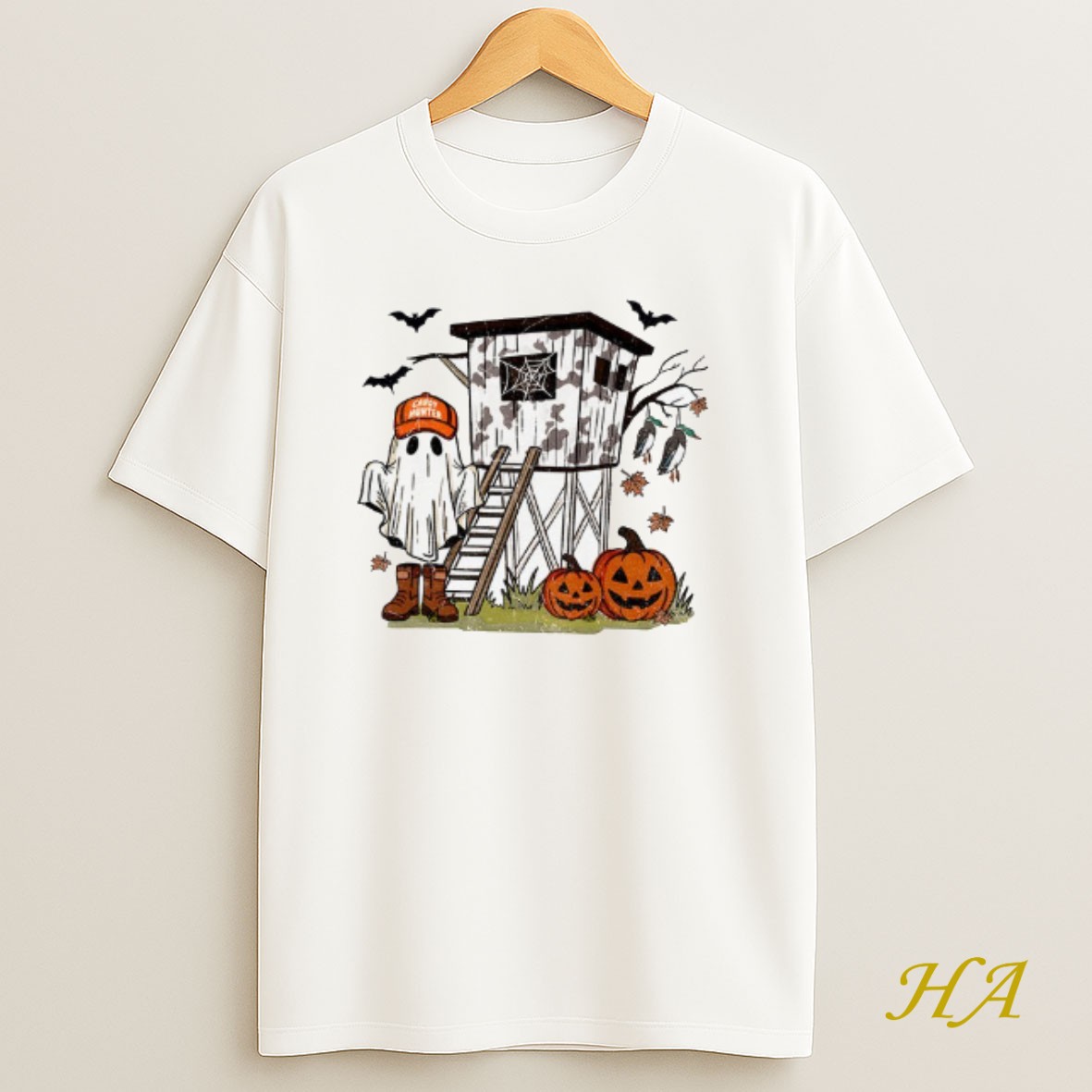 Official Candy Hunter Camo Boys Pumpkin Boys Fall Halloween T Shirt