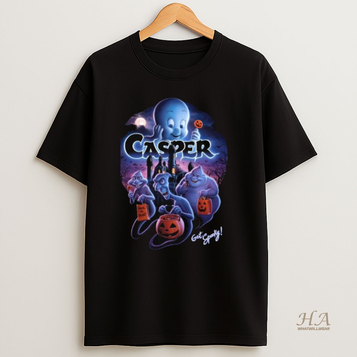 Official Casper 95 Get Spooky Long Sleve T Shirt