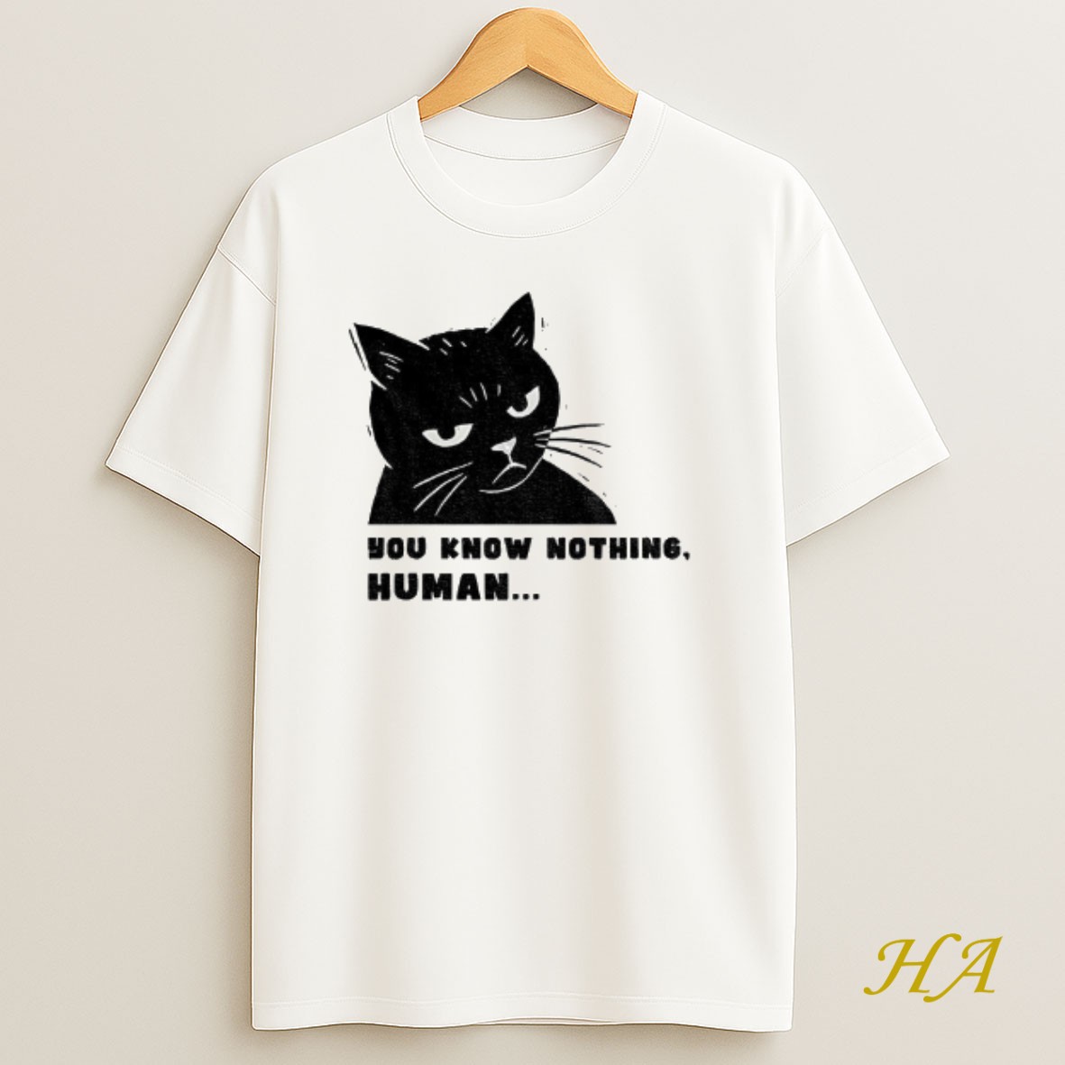 Official Cat You Know Nothing Human Meme T Shirt