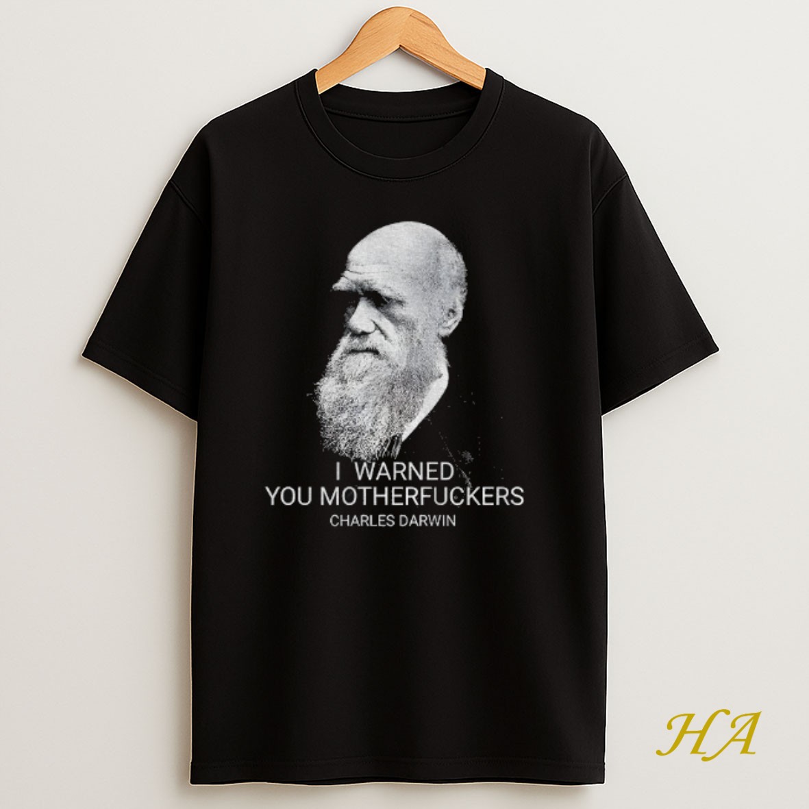 Official Charles Darwin I Warned You Motherfuckers Vintage Shirt