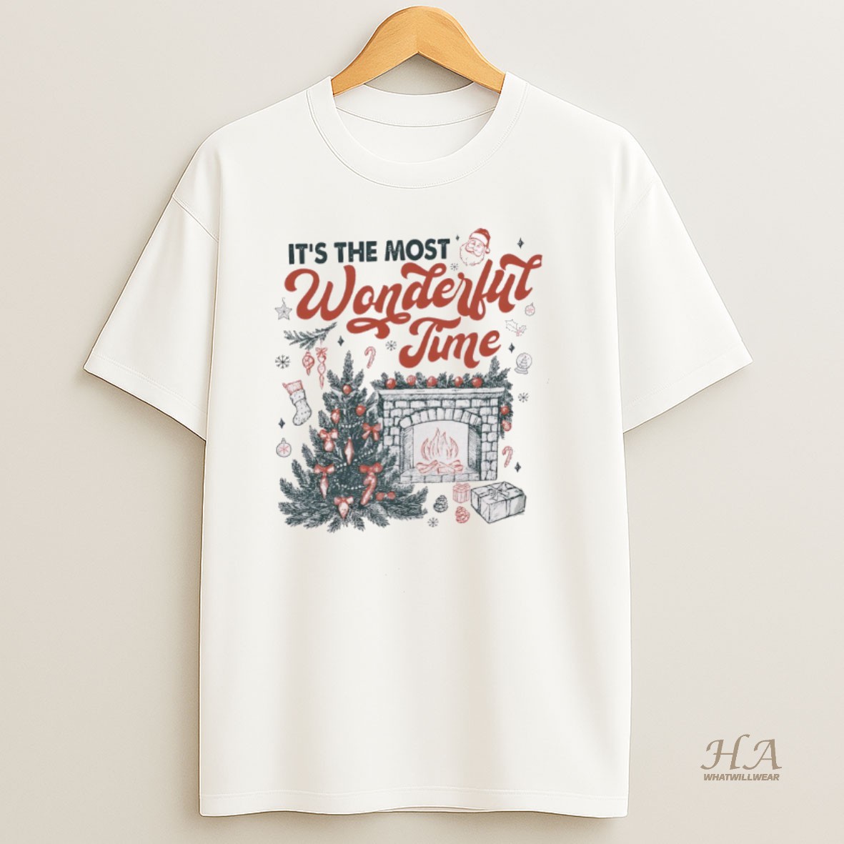 Official Christmas Time Its The Most Wonderful Time Vintage T Shirt