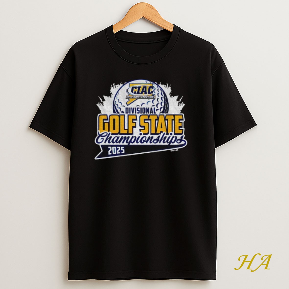 Official Ciac Divisional Golf State Championships 2025 Logo Shirt