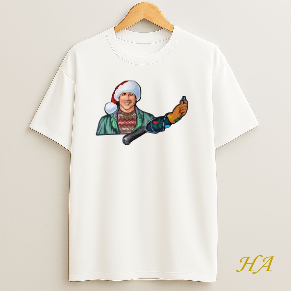 Official Clark Griswold National Lampoons Christmas Vacation Merry Christmas T Shirt
