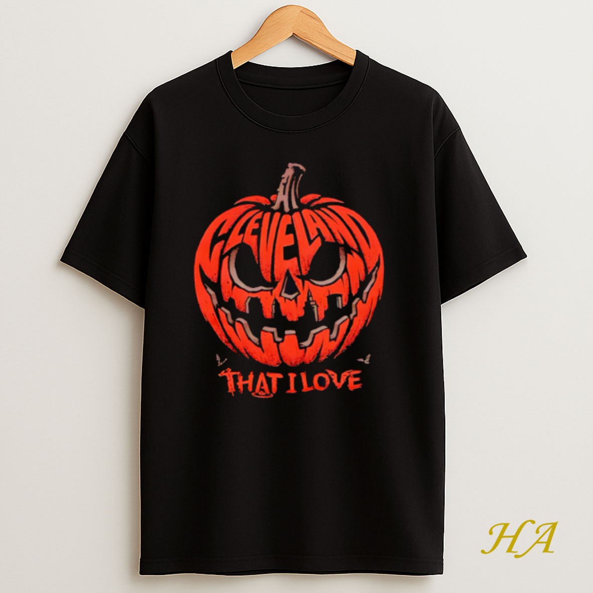 Official Cleveland That I Love Pumpkin Halloween 2025 T Shirt