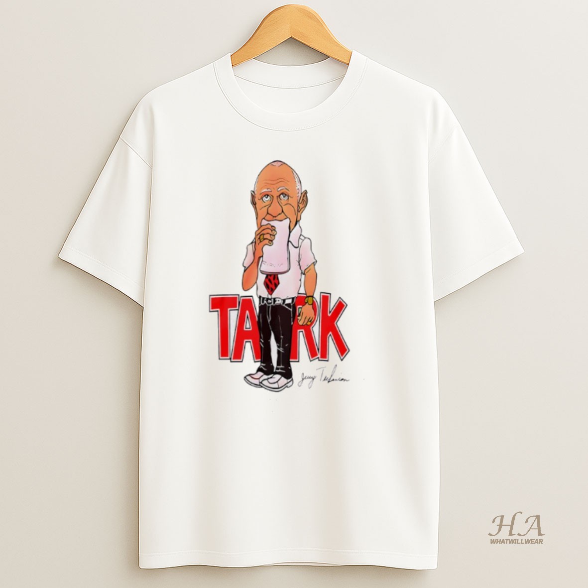 Official Coach Jerry Tarkanian Unlv Runnin Rebels Shark Attack T Shirt