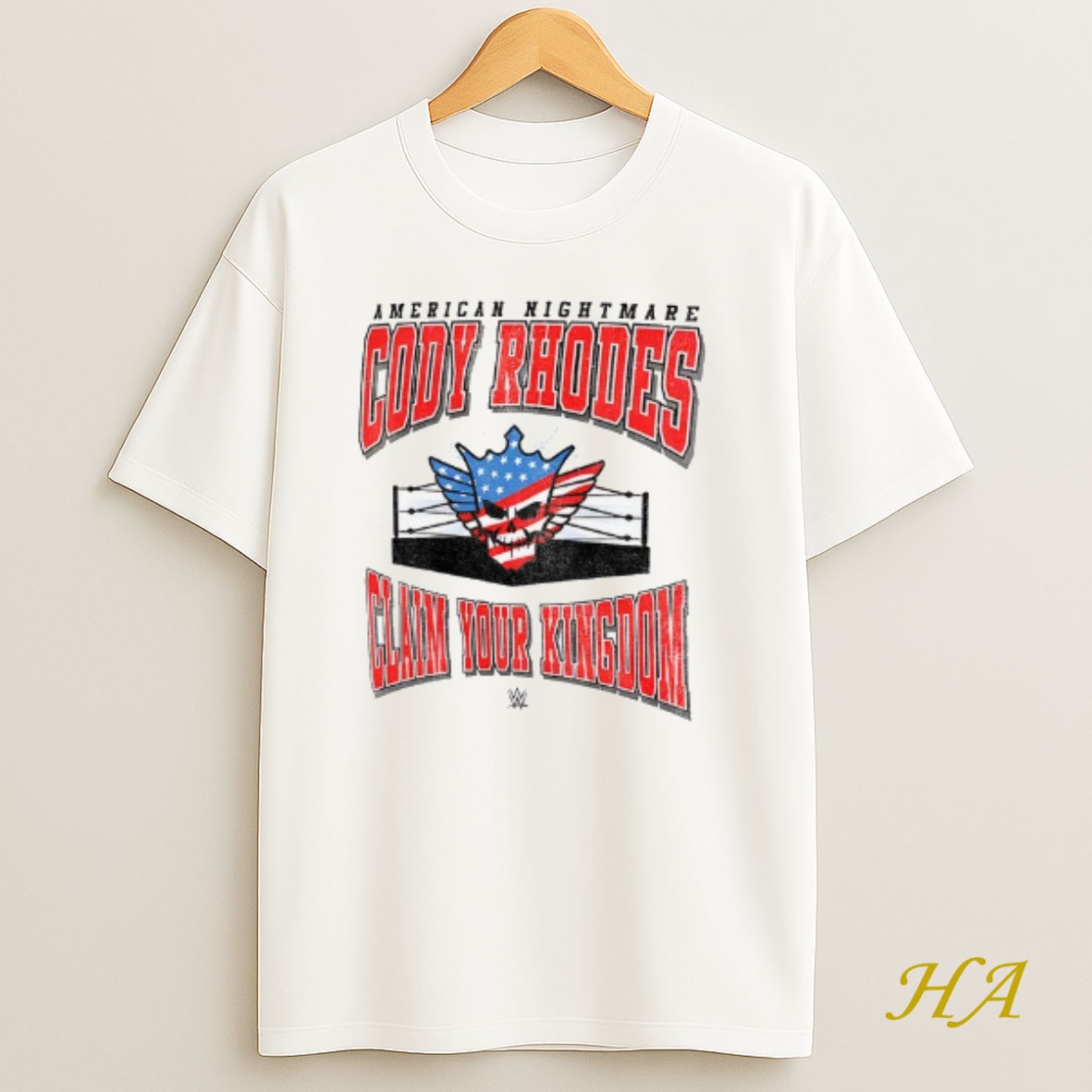 Official Cody Rhodes Claim Your Kingdom American Nightmare Wwe T Shirt