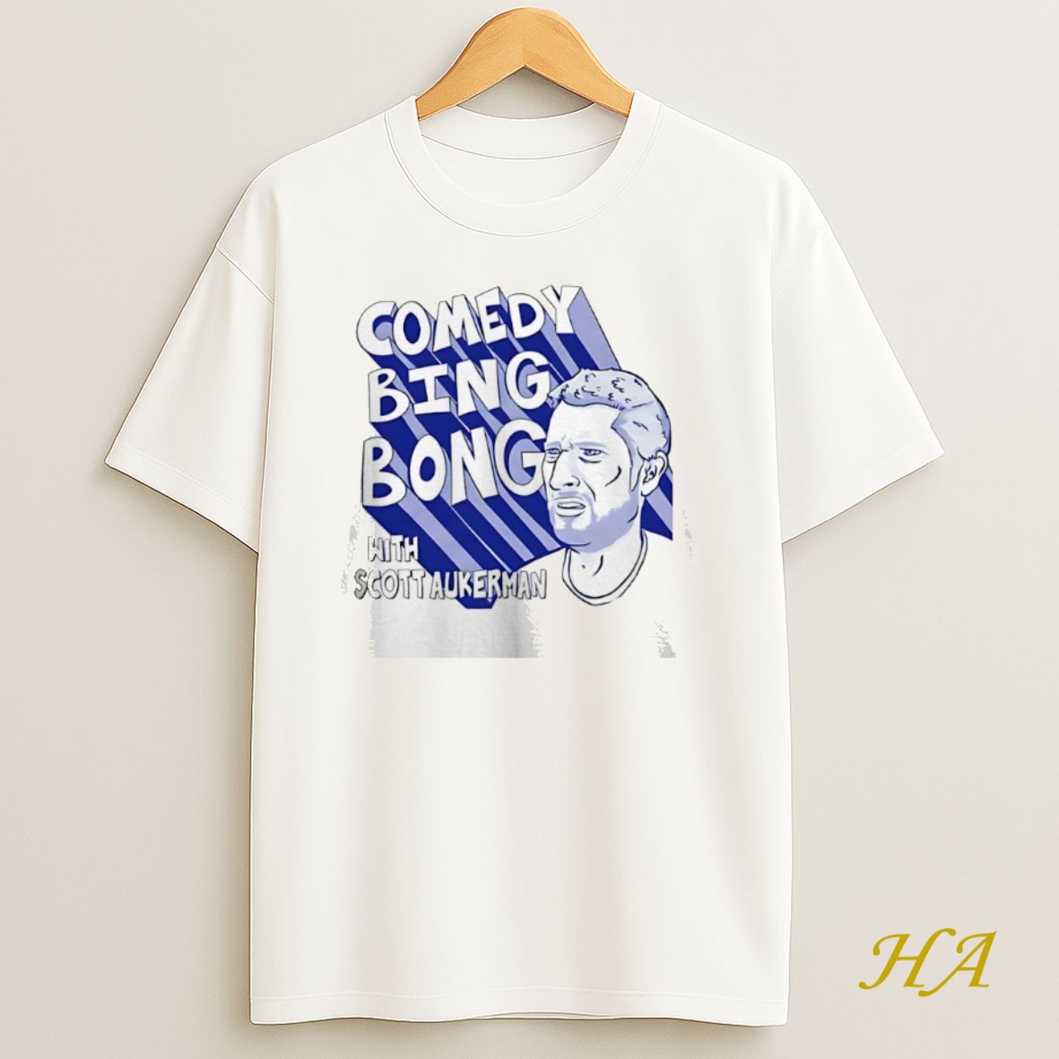 Official Comedy Bing Bong With Scott Aukerman T Shirt