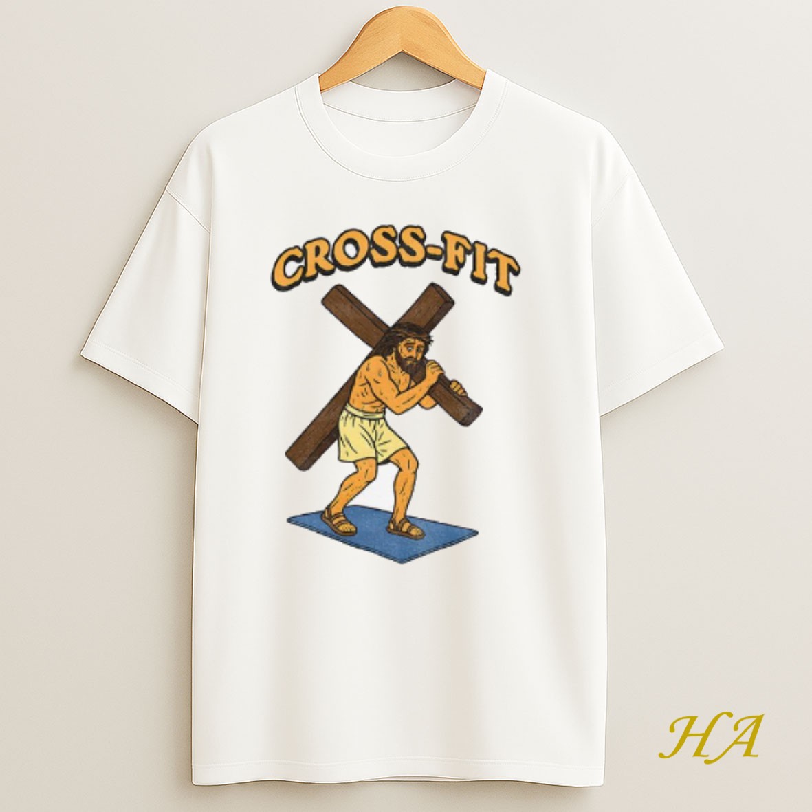 Official Cross Fit Jesus Funny Christian Dank Memes T Shirt