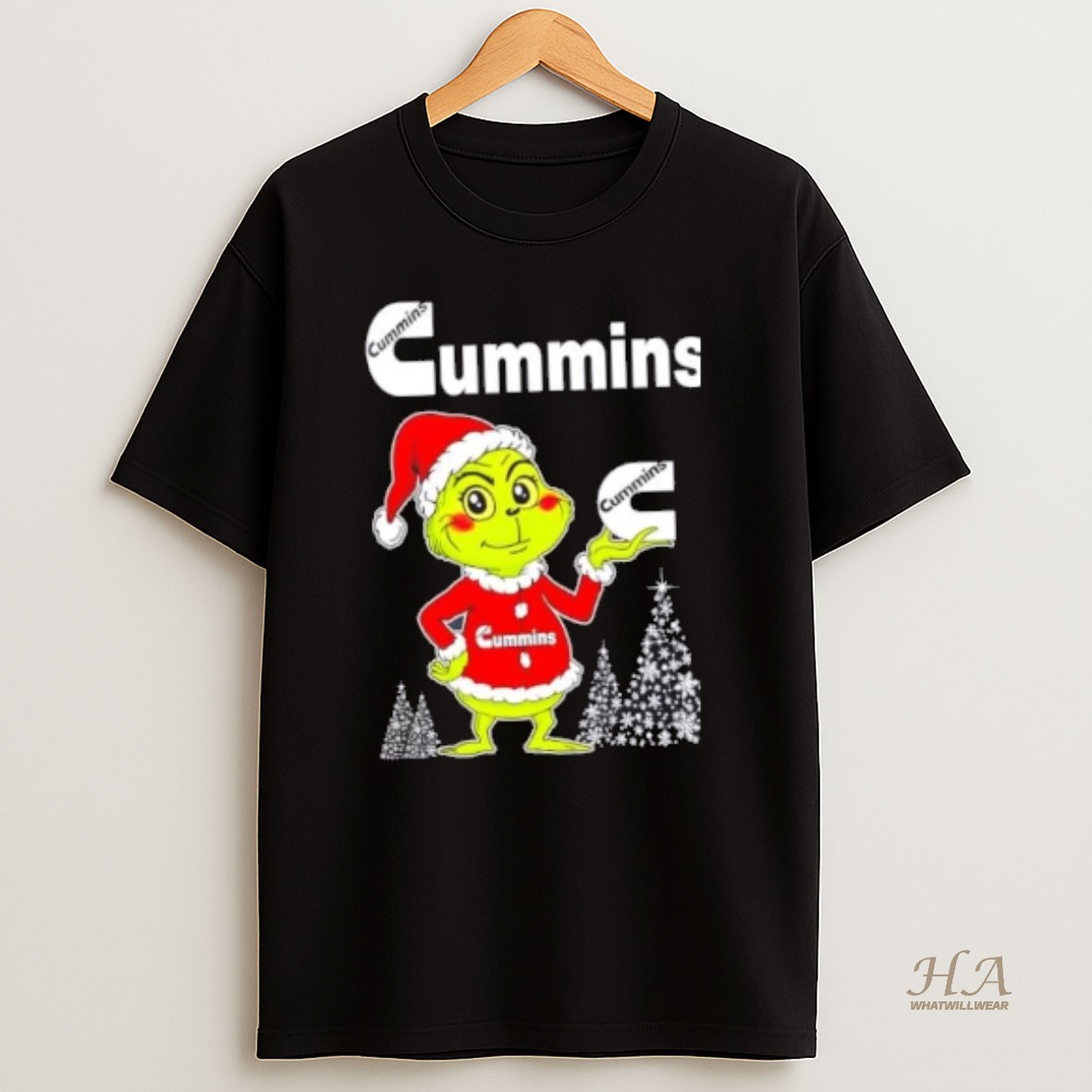 Official Cummins And Grinchmas Merry Christmas Shirt