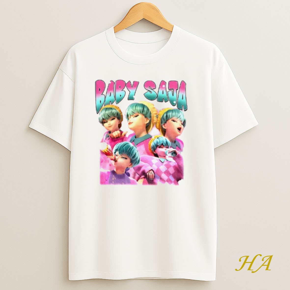 Official Cute Baby Saja Demon Hunters Movie Graphic T Shirt