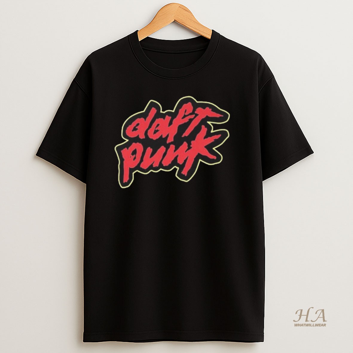 Official Daft Punk Classic Logo T Shirt