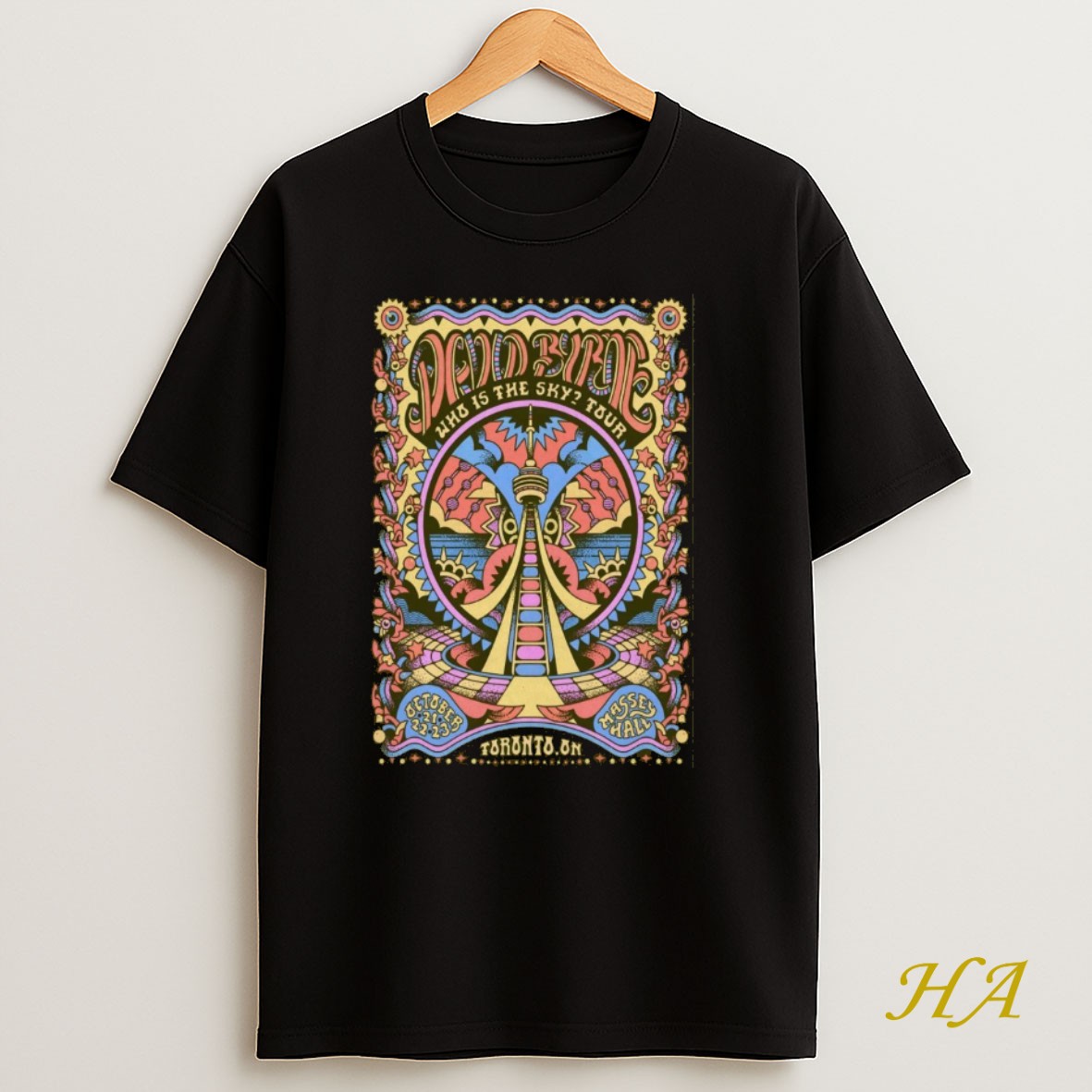 Official David Byrne Toronto On October 21 23 2025 Shirt
