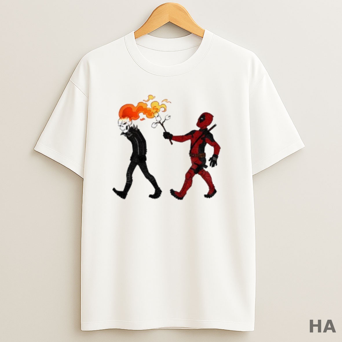 Official Deadpool Wade Winston Wilson Skeleton Cartoon T Shirt