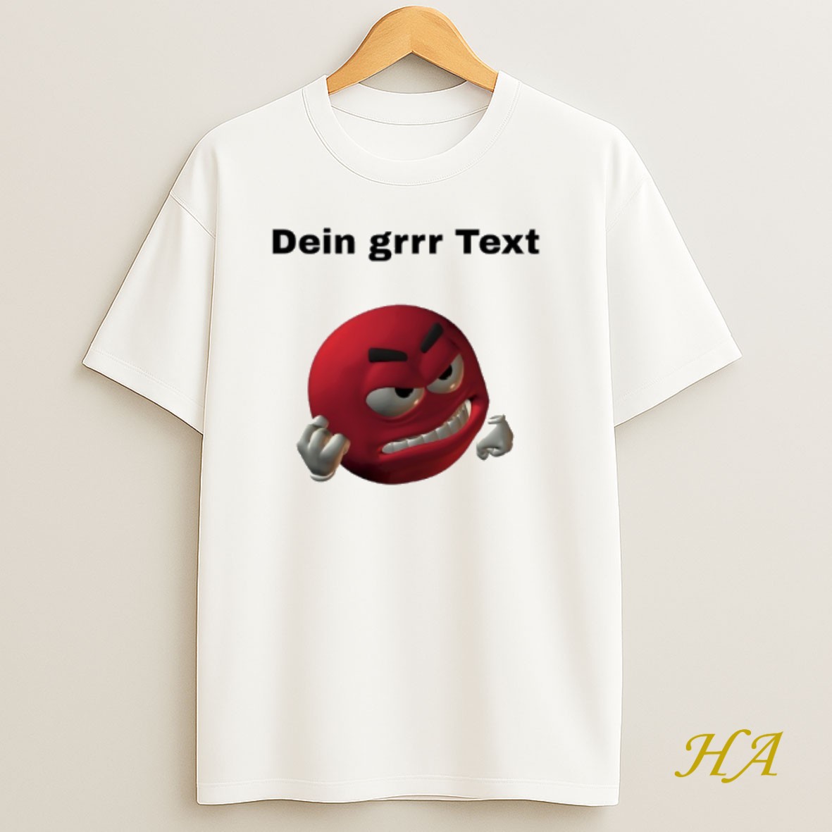 Official Dein Personalisierbares Grr Text Shirt