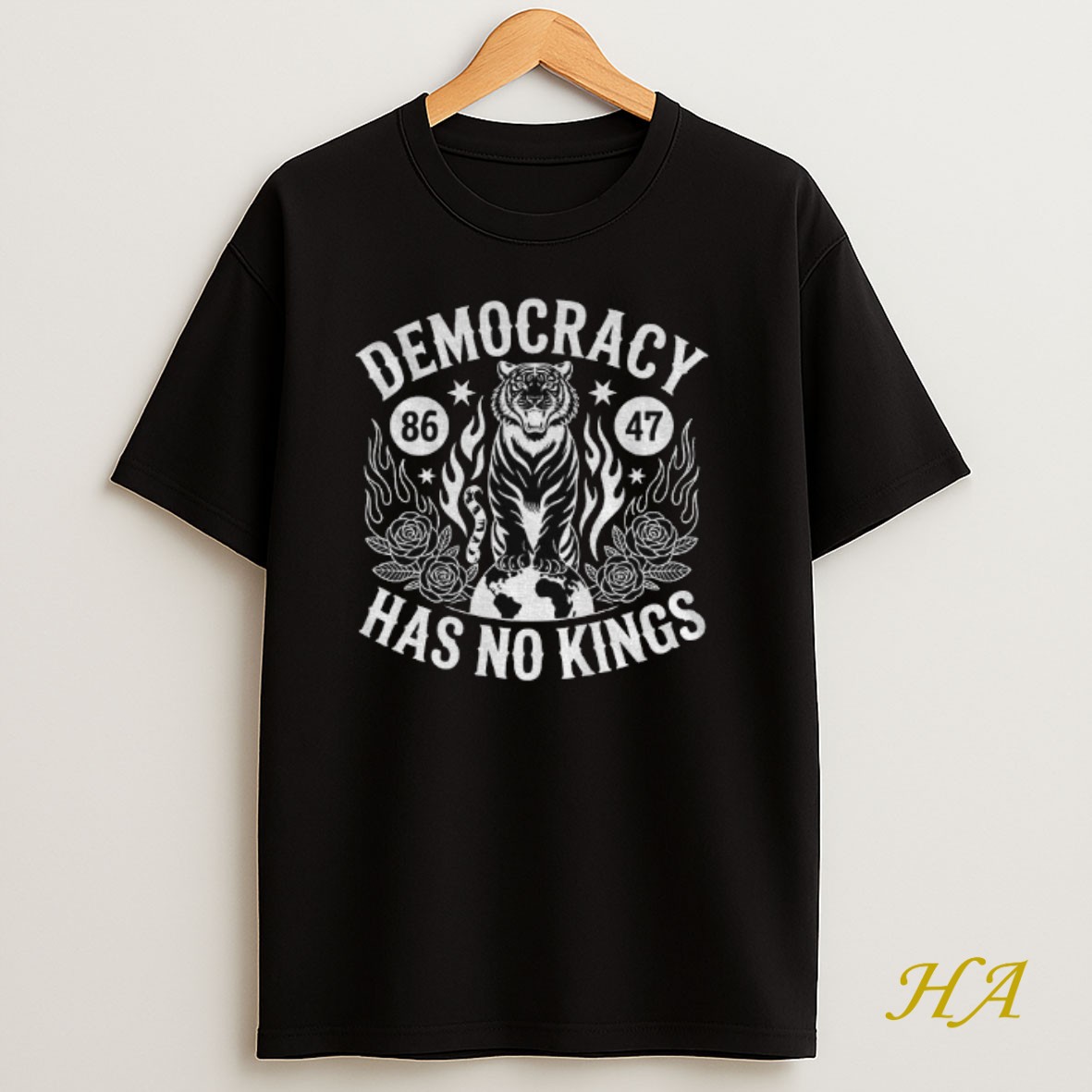 Official Democracy Has No Kings Anti Trump 86 47 Shirt