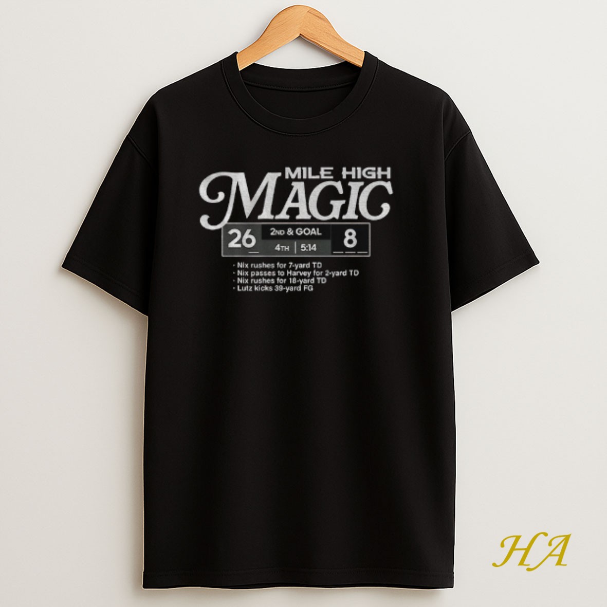 Official Denver Broncos Mile High Magic Denver Broncos 2nd Goal T Shirt